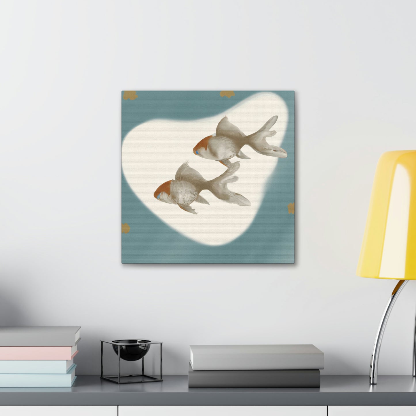 Golden Seafaring Steeds - Canvas