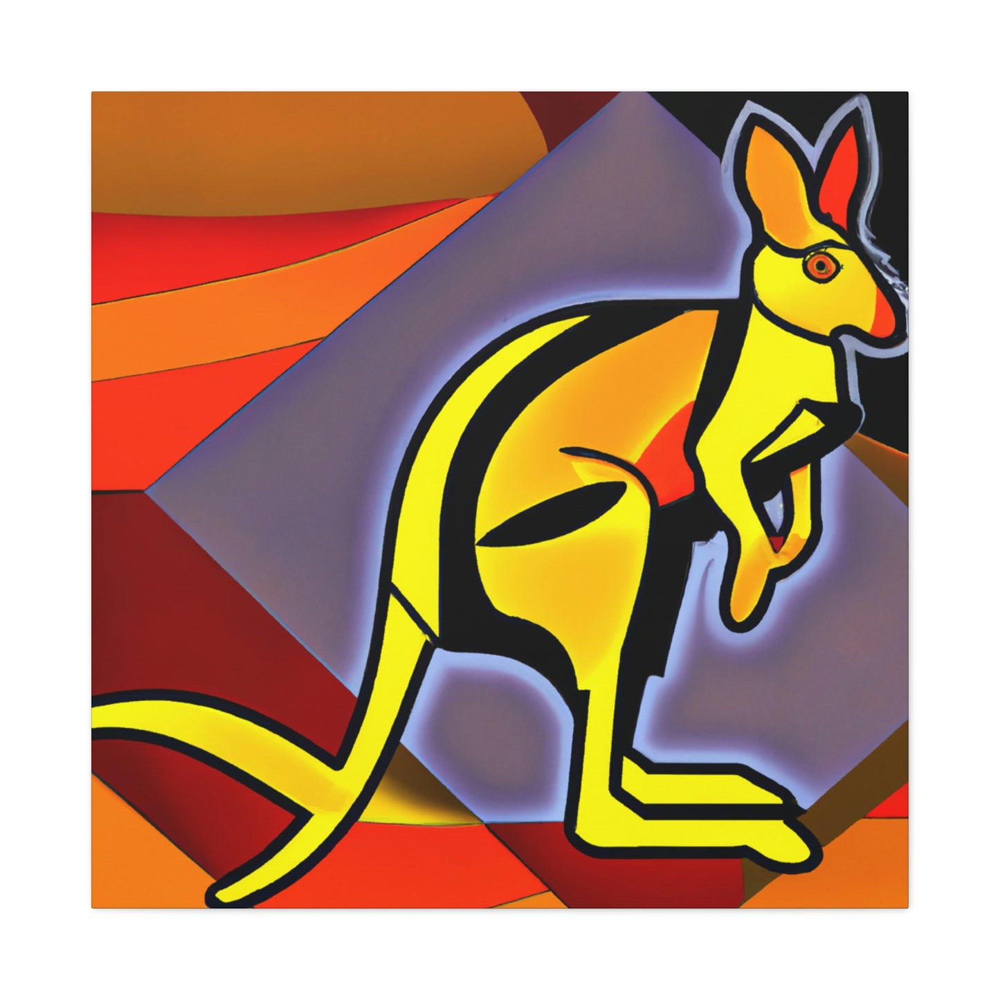 "Wallaby's Roaring Dance" - Canvas