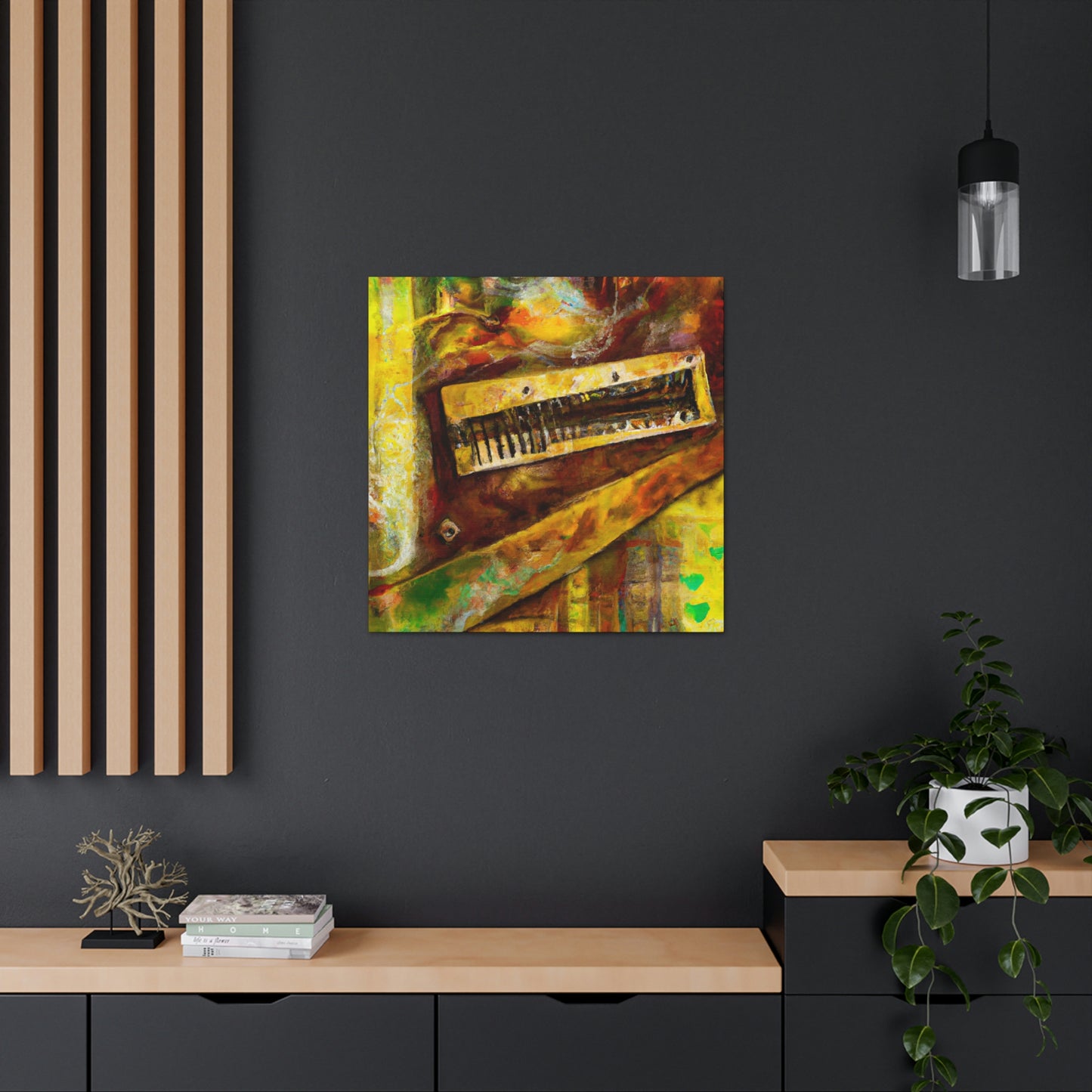 Harmonica Melody Music - Canvas