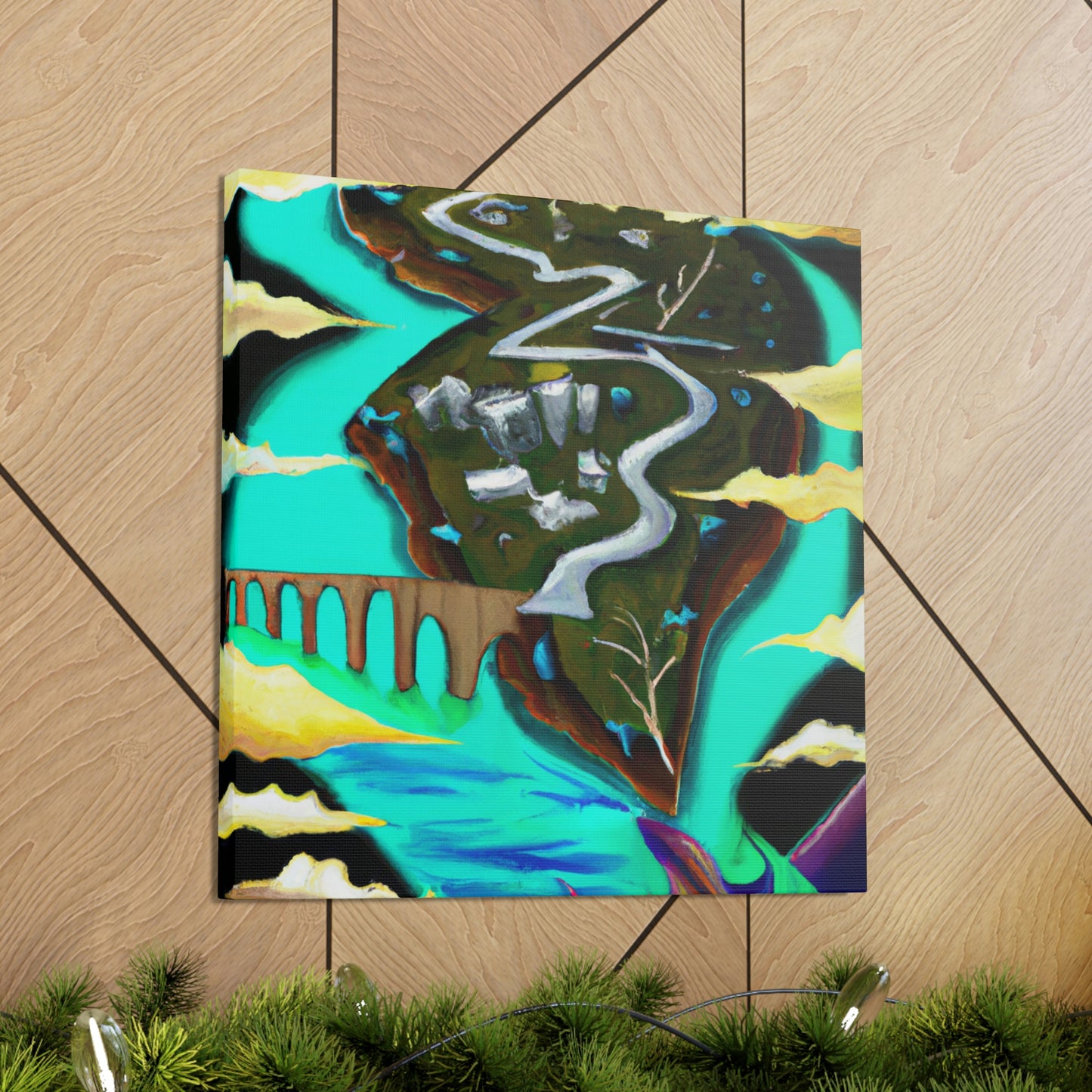 River's Surreal Journey - Canvas