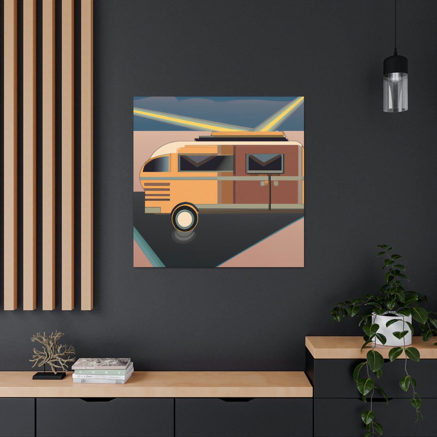 "Camper Van Jubilee" - Canvas