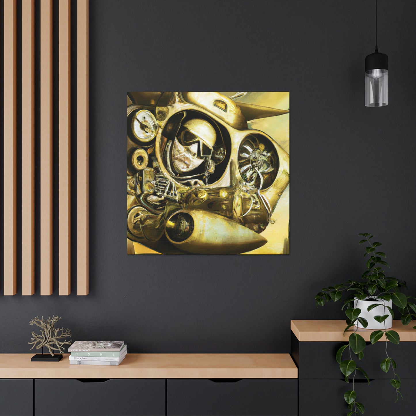 "Aviator in Flight Dream" - Canvas