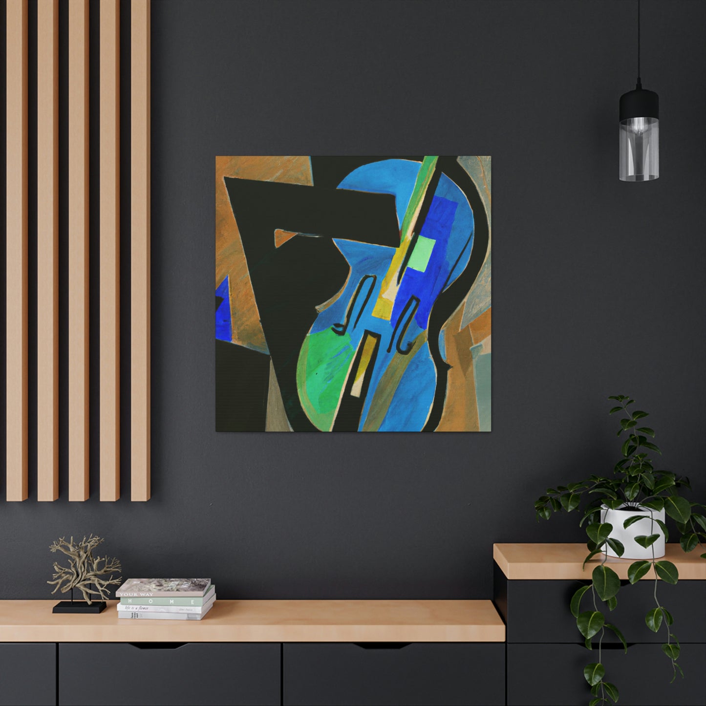 Vibrant Violin Symphony - Canvas