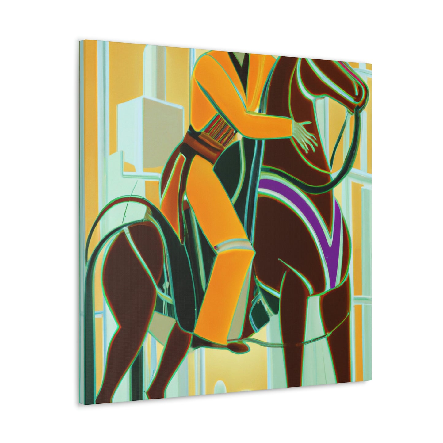 "Riding the Roaring Twenties" - Canvas