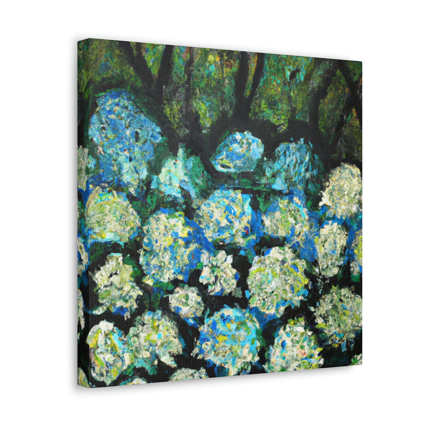 "Hydrangea Abstraction Bliss" - Canvas