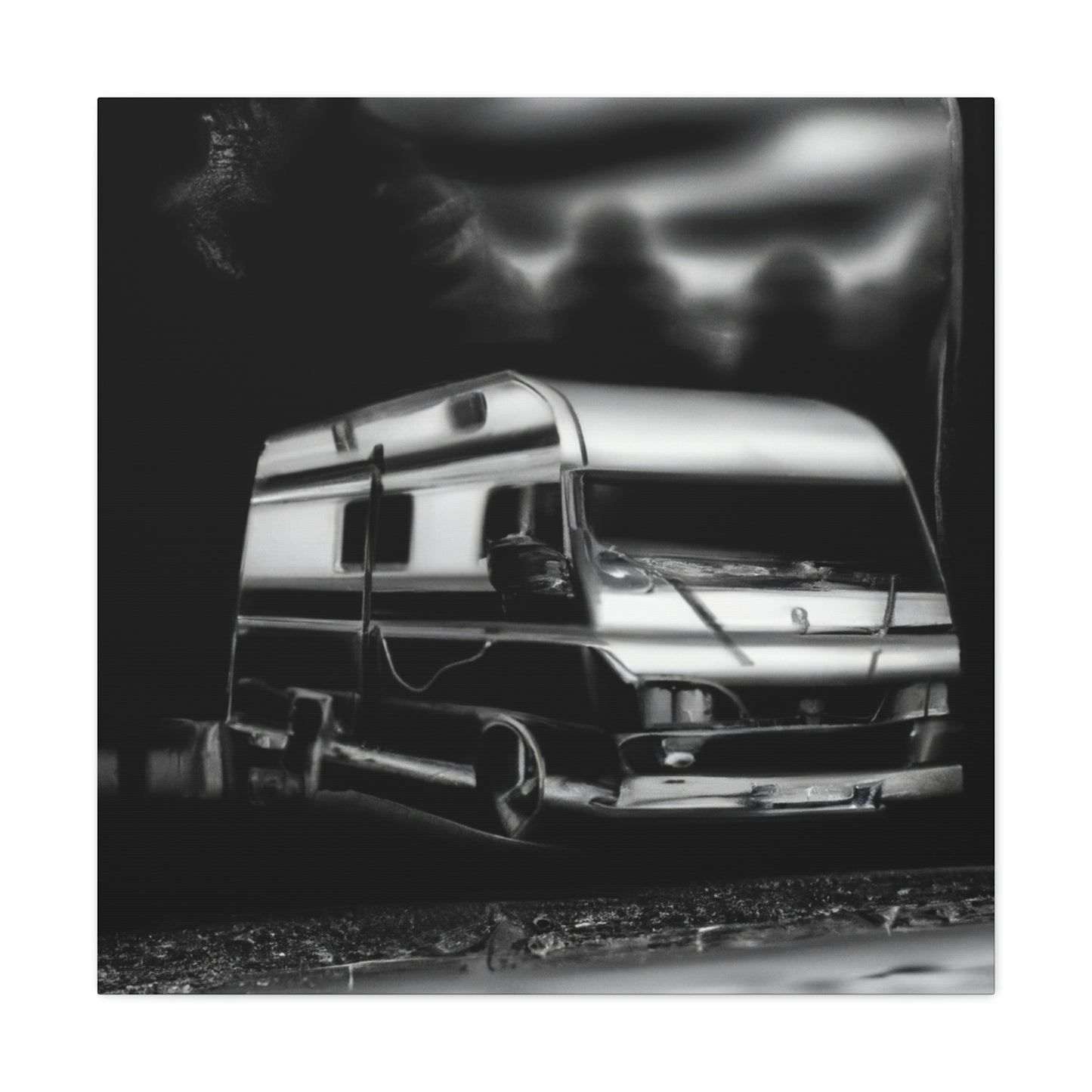 "Vanning in Art Deco". - Canvas