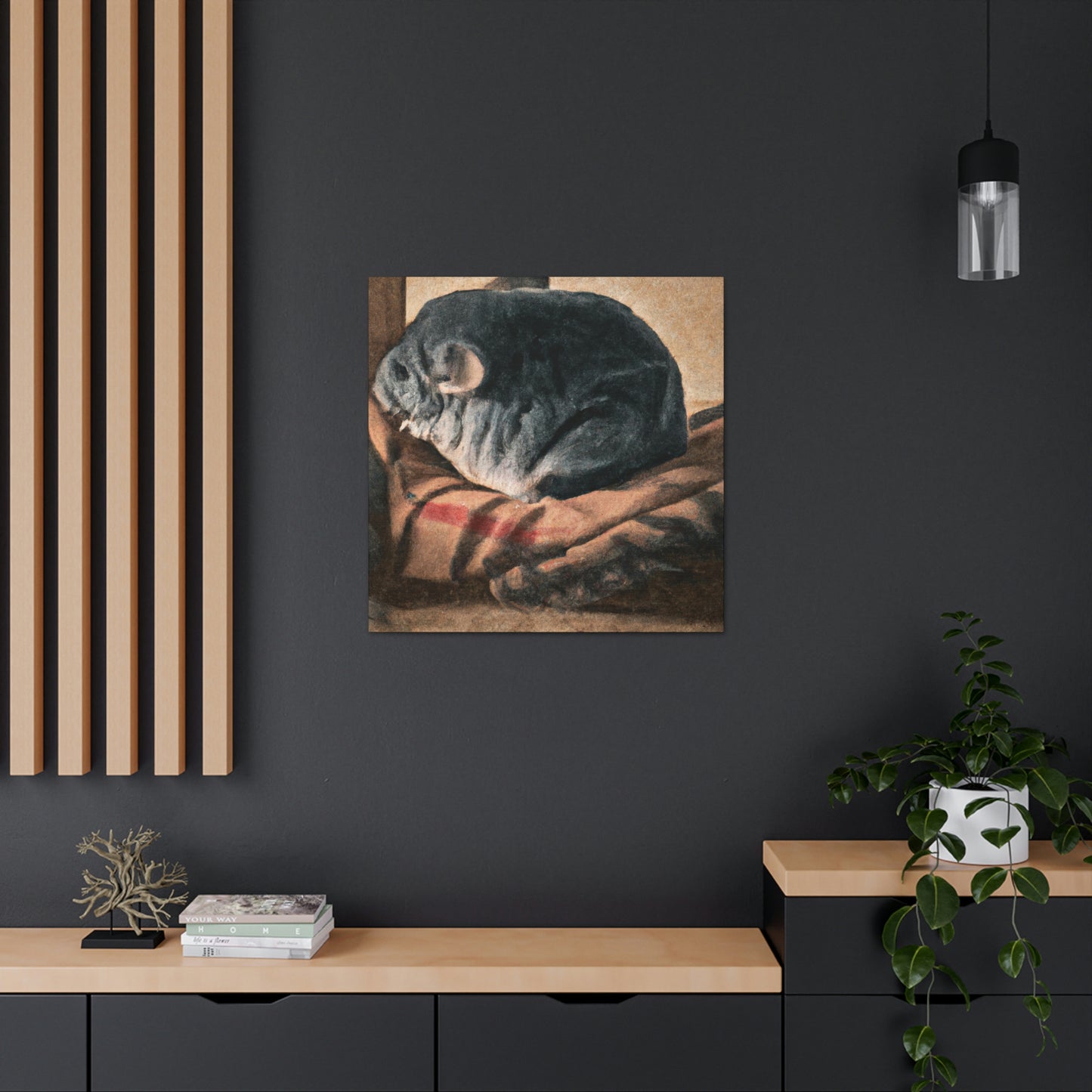 "Chinchilla in Dreamscapes" - Canvas