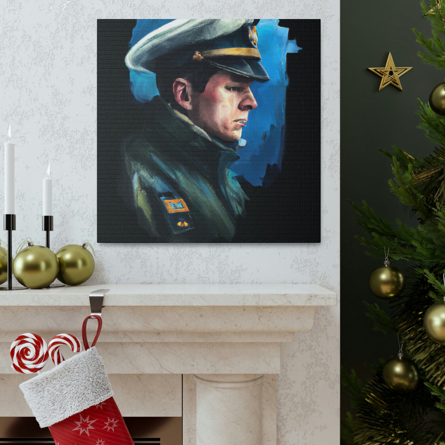 "Glorious Naval Aviator" - Canvas