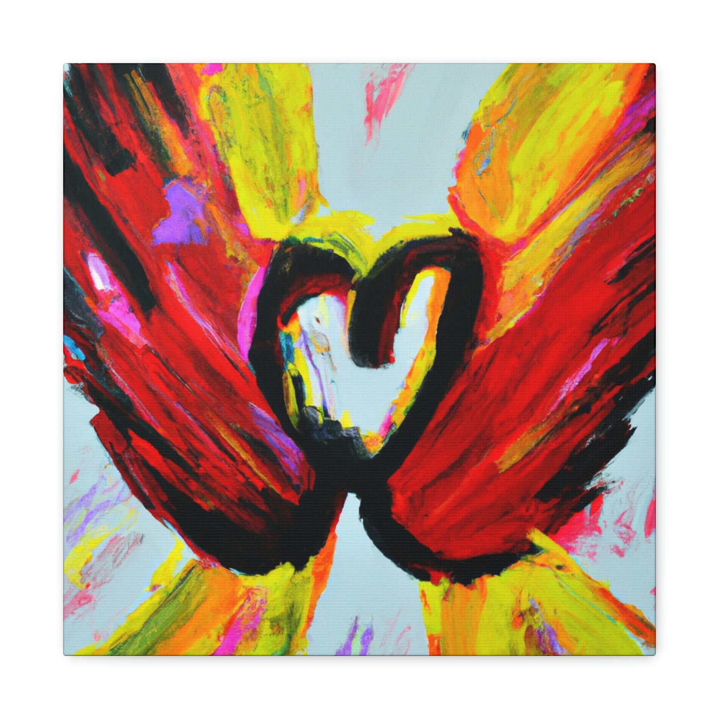 Love's Angelic Wings - Canvas