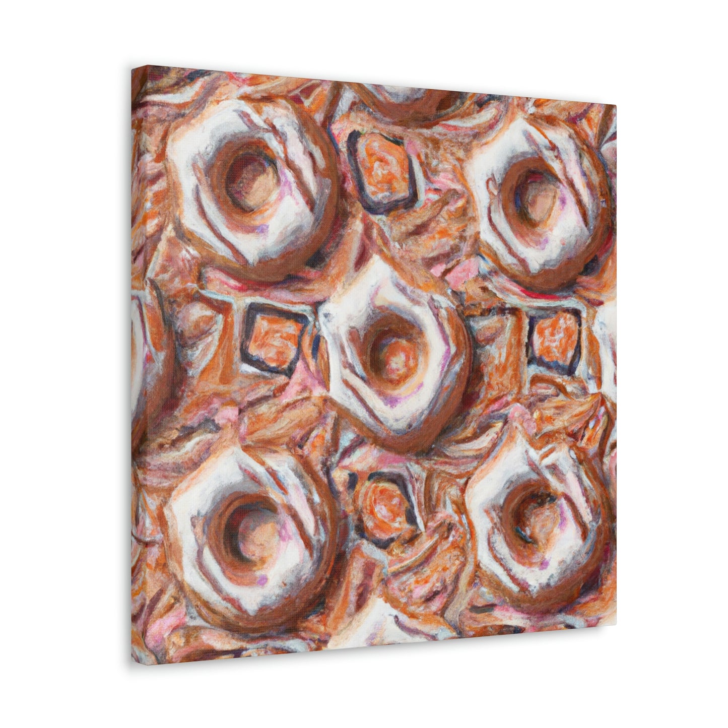 "Sugared Doughnut Delight" - Canvas