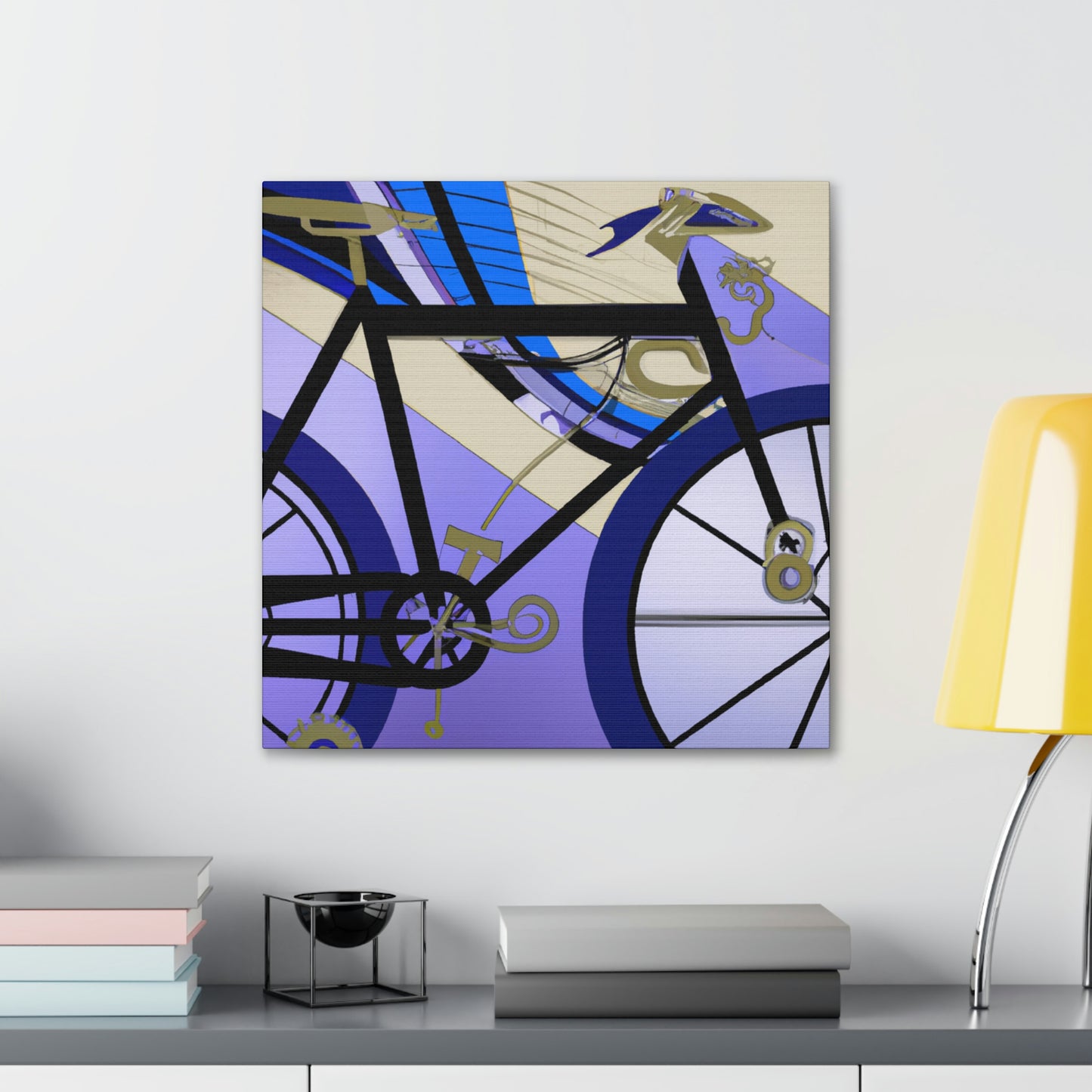 "Wheeling Through Time" - Canvas