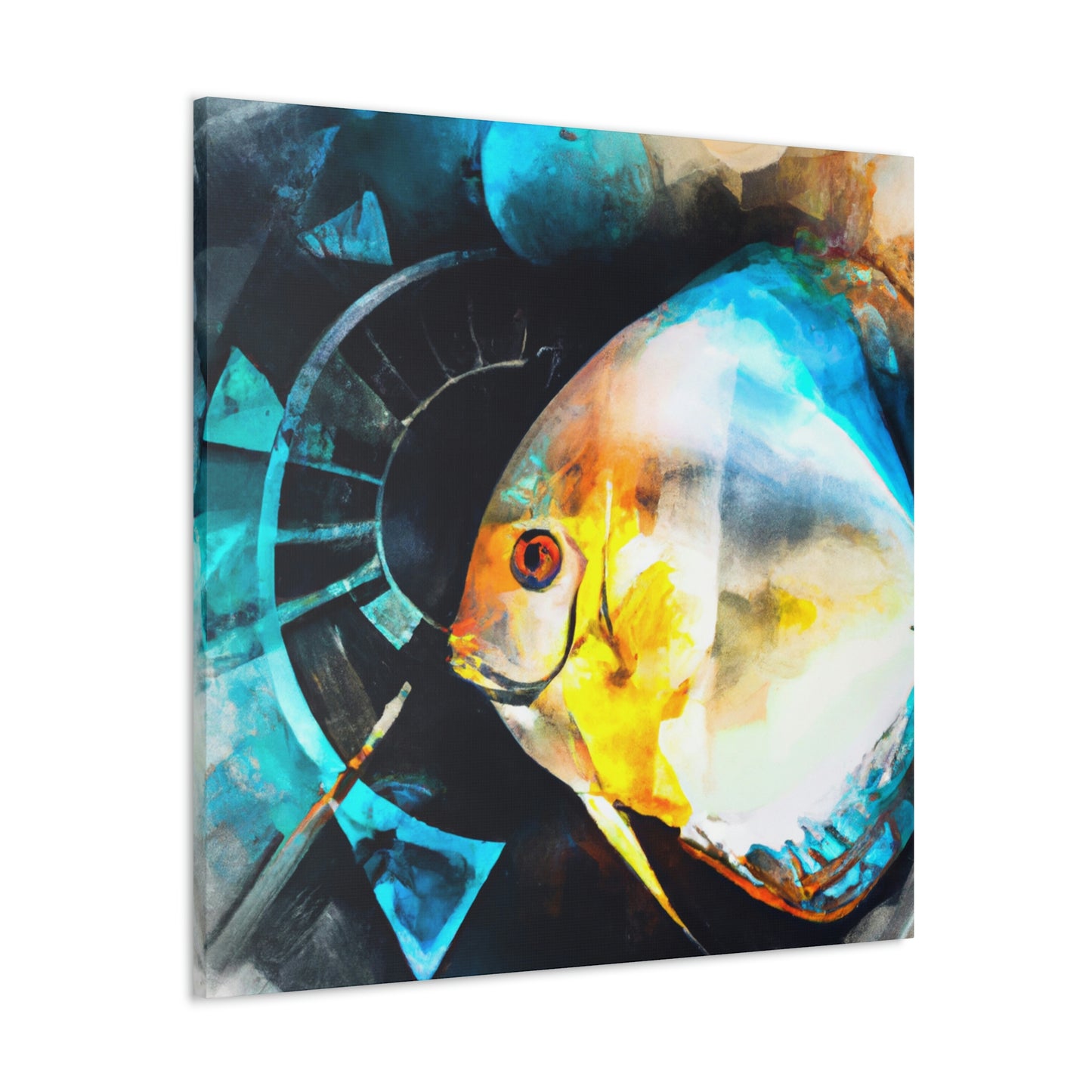 Discus in Reflection - Canvas