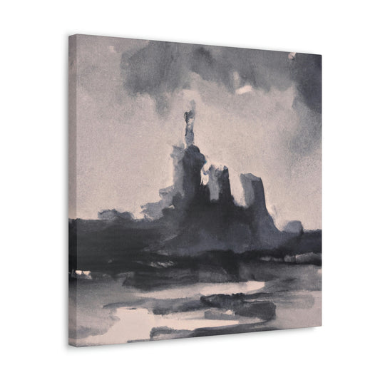 "Battleship At Sea" - Canvas