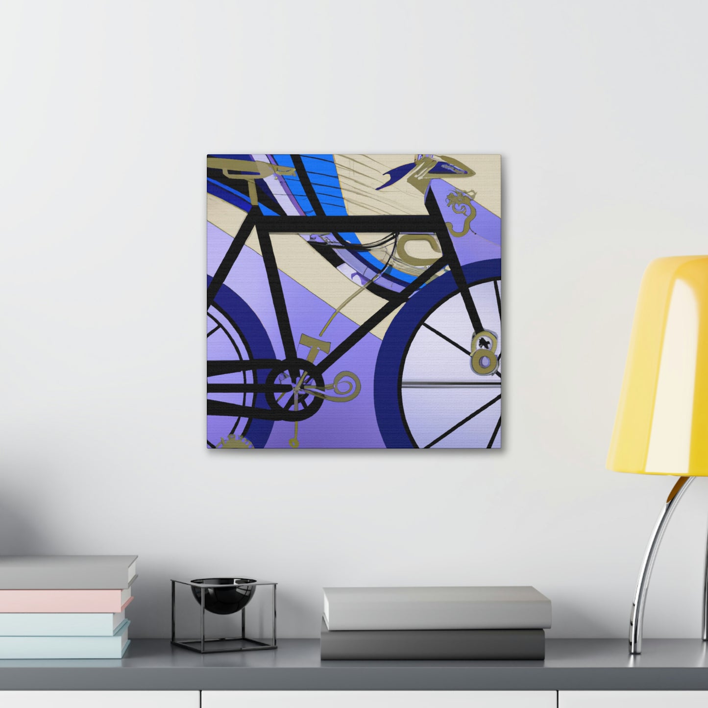 "Wheeling Through Time" - Canvas