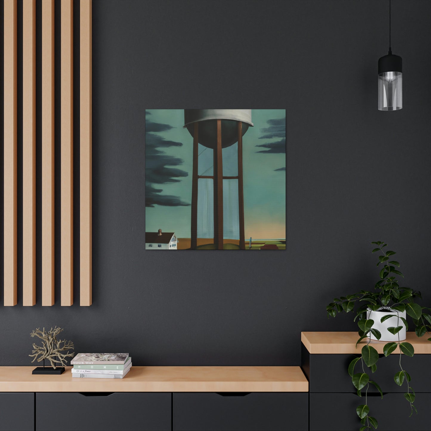 "Towering Water Surrealism" - Canvas