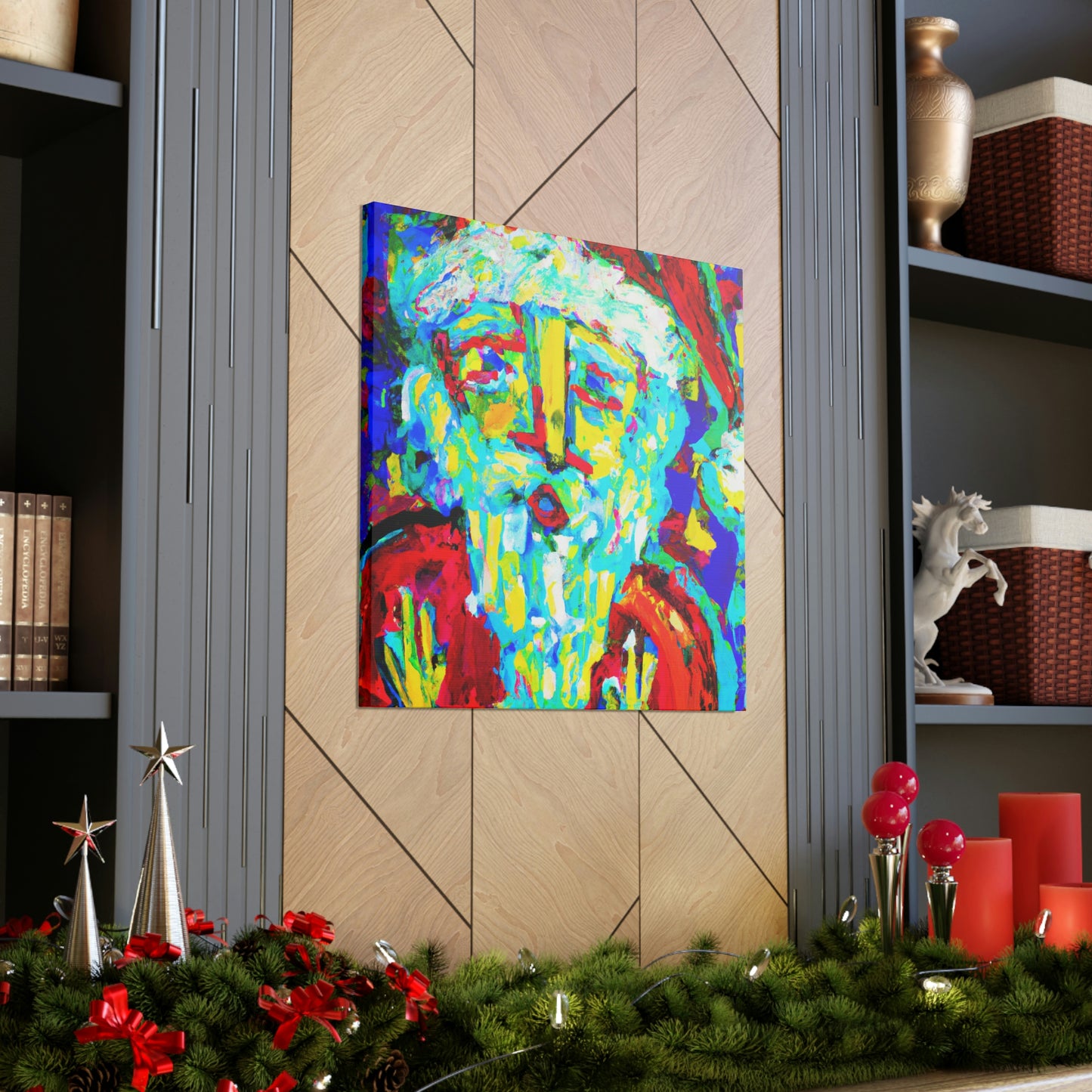 Santa in Expressionism - Canvas