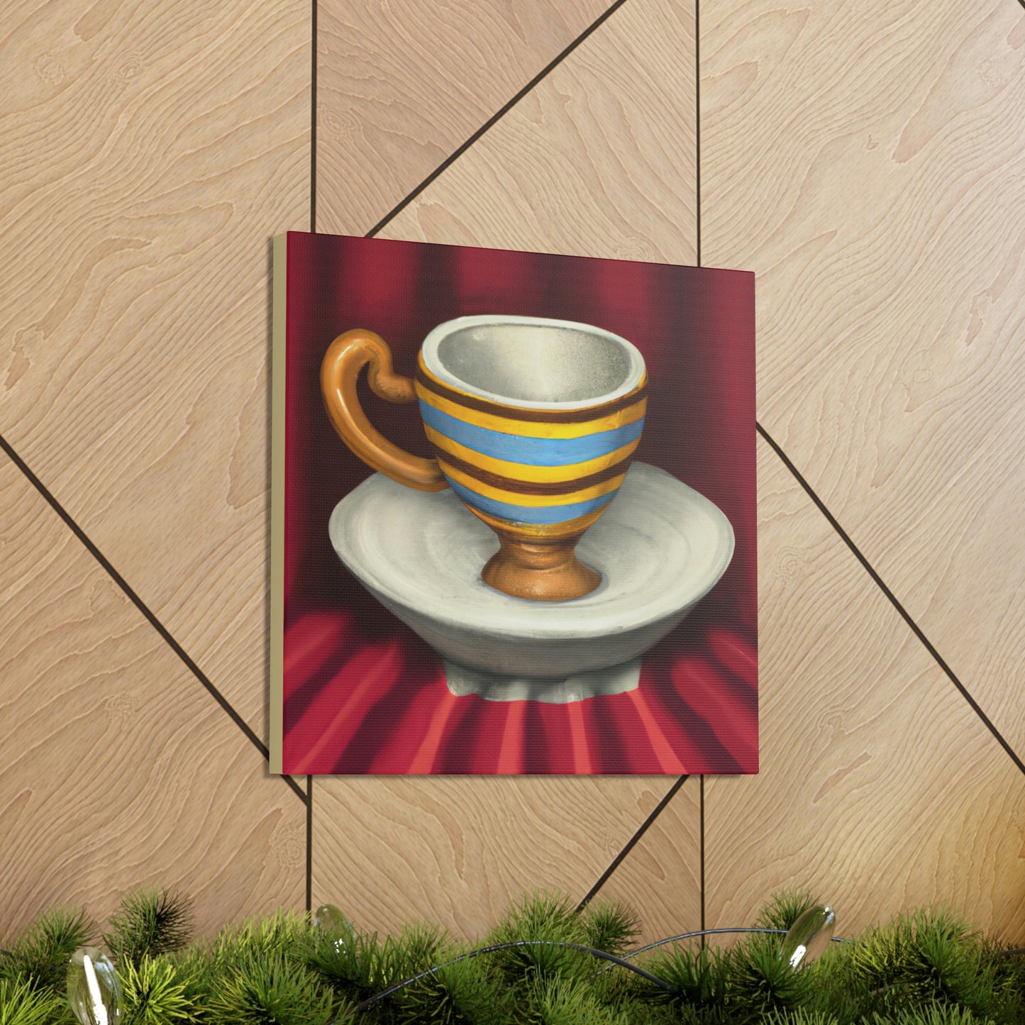 Coffee Cup Neoclassicism - Canvas