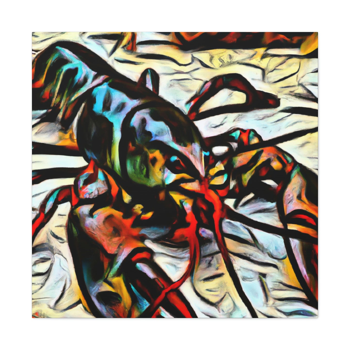 "Lobster Dance of 1940" - Canvas