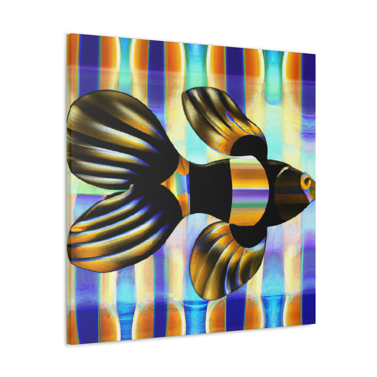 Glimmering Guppy Splendour - Canvas