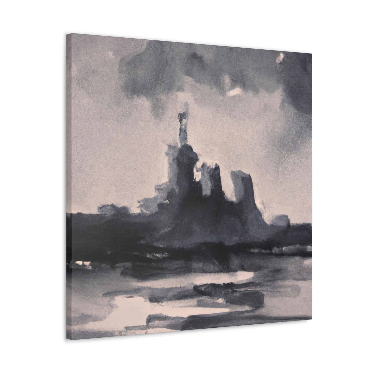 "Battleship At Sea" - Canvas