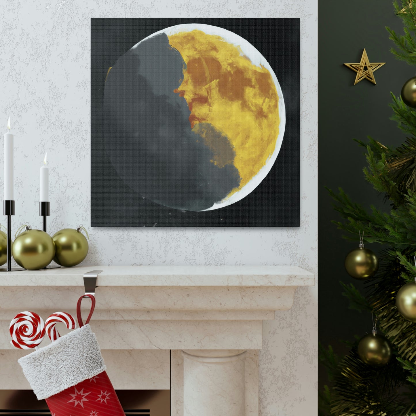 Lunar Night Enchantment - Canvas