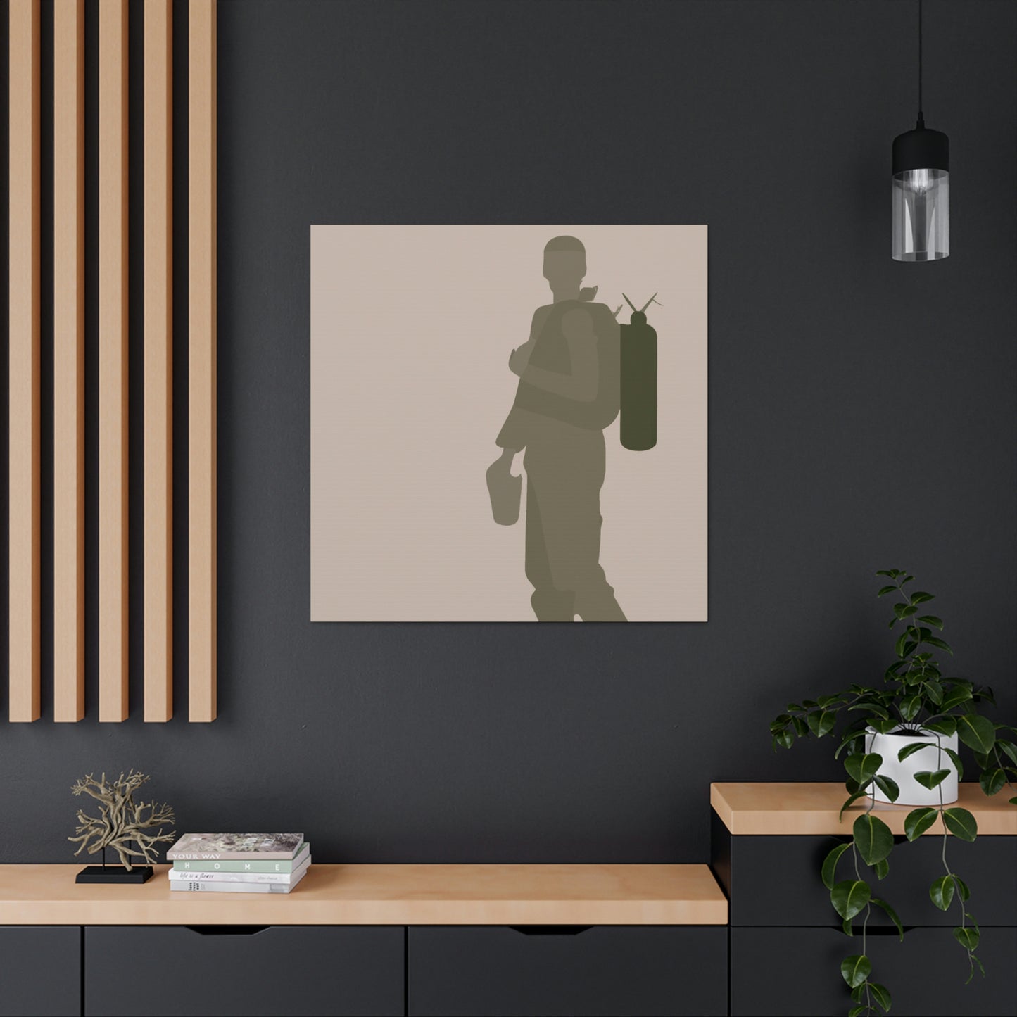 Bomb Disposal Bravado - Canvas