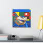 Chickens Take Flight - Canvas