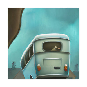 "Camper Van Onward Travel" - Canvas