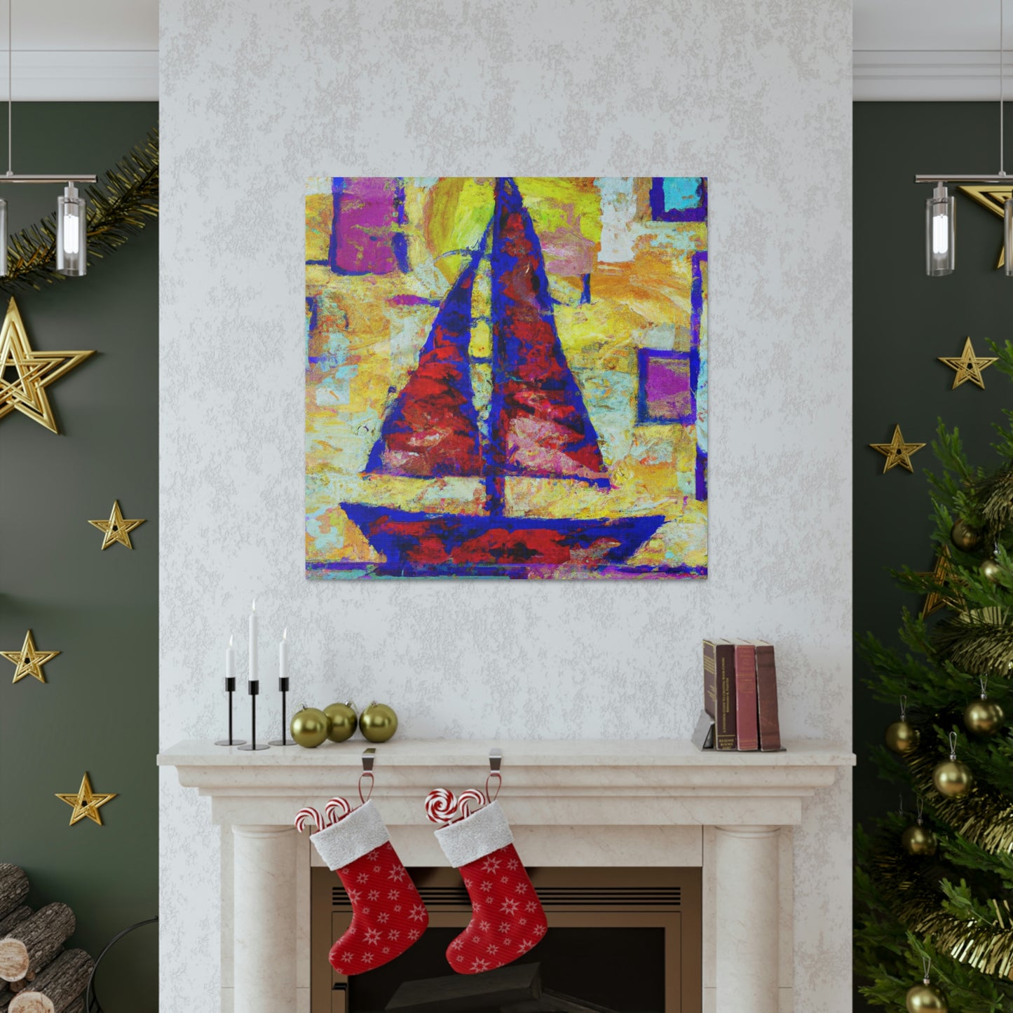 Sailboat on the Horizon - Canvas