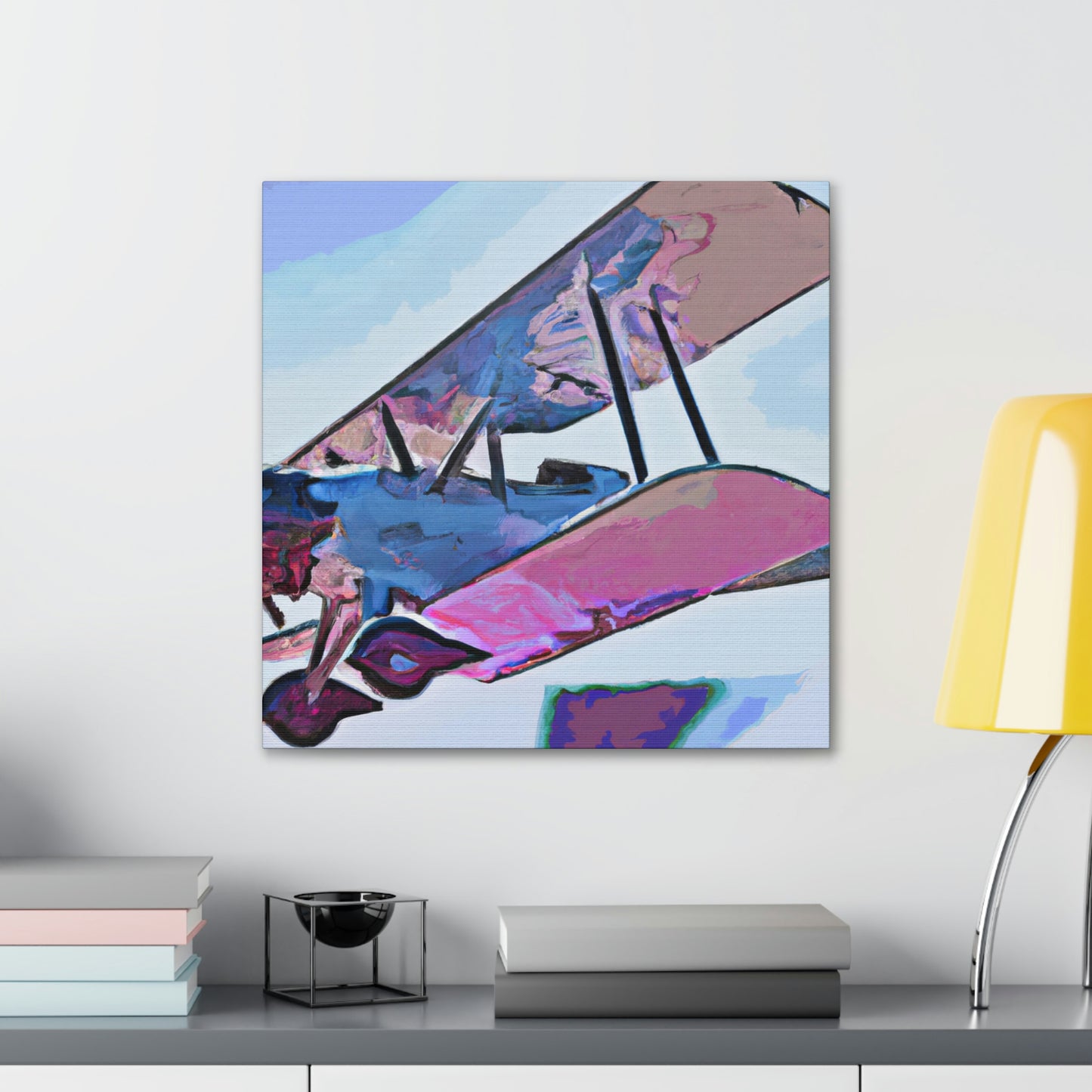 Vintage Airplane Glory - Canvas