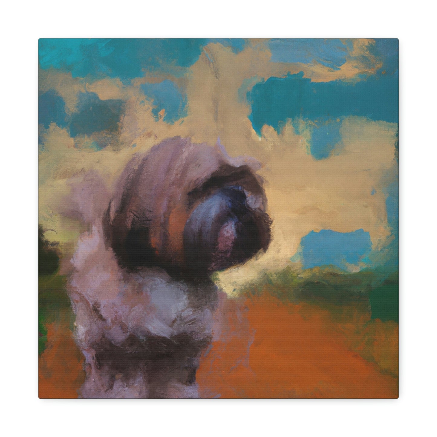 Fur and Whimsy Shih - Canvas