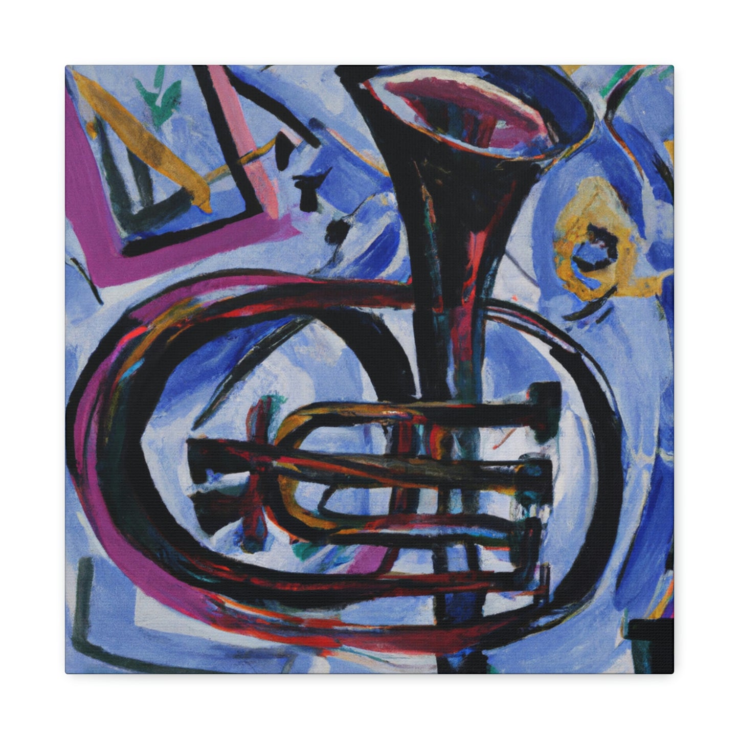 Trumpet in Expressionism - Canvas