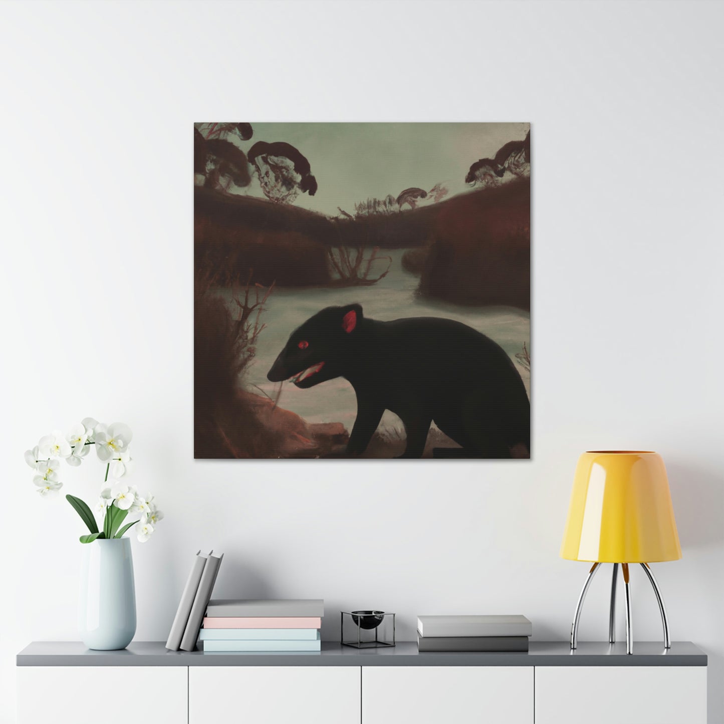 Devil in Tasmanian Land - Canvas