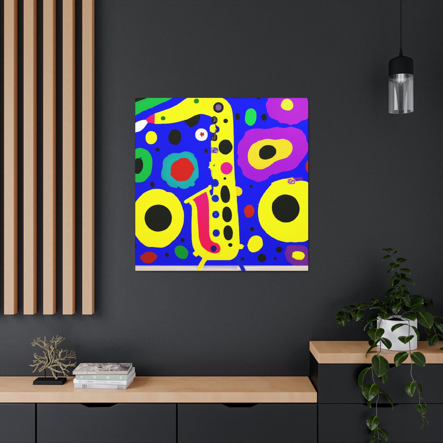 Saxophone Blues Symphony - Canvas