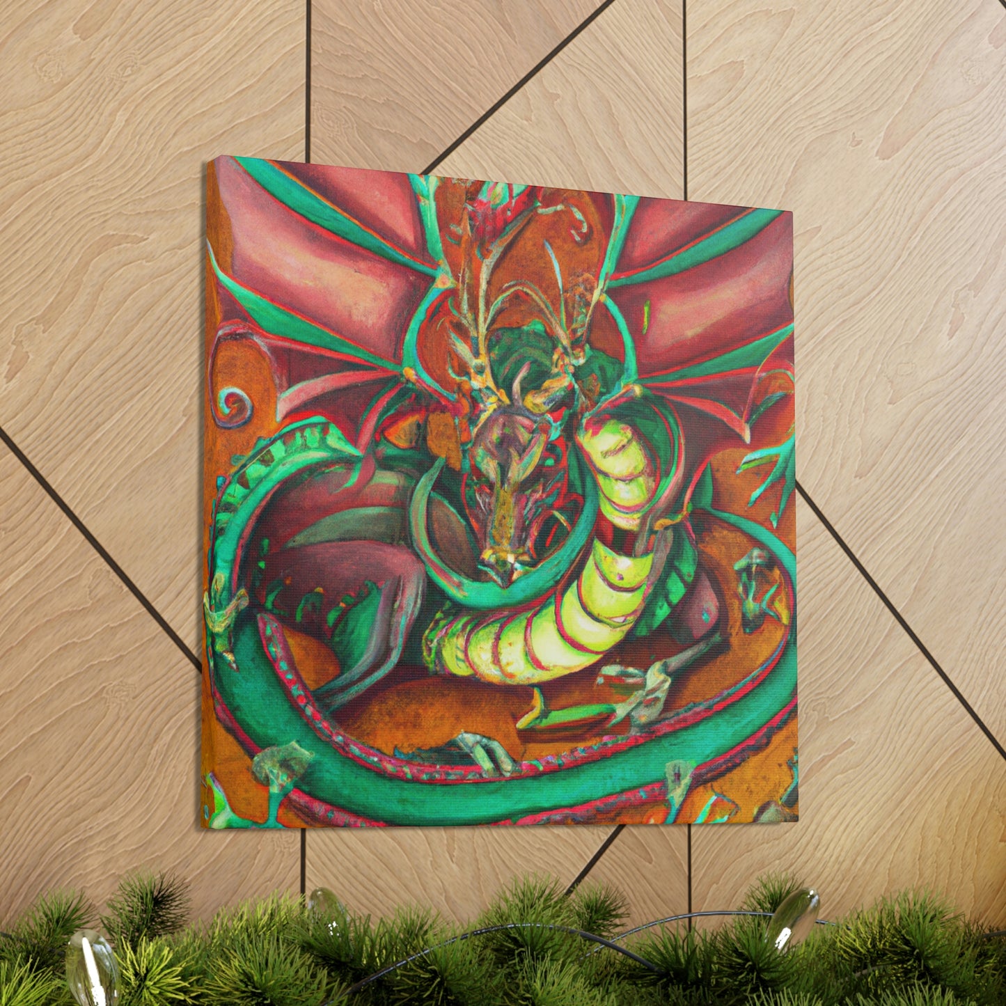 "Dragon in the Jazz Age" - Canvas