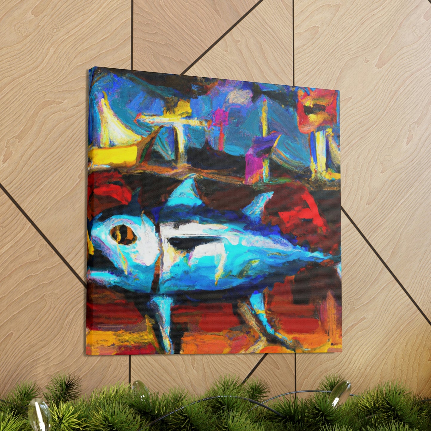 "Tuna: Expressionist Masterpiece" - Canvas