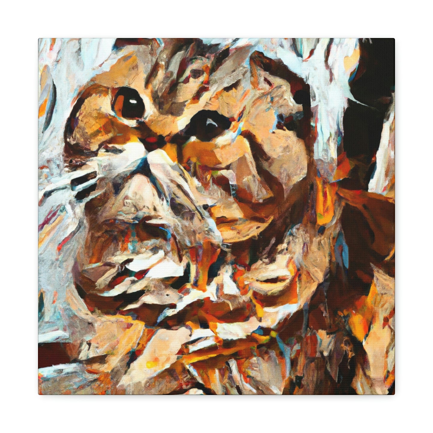 Scottish Fold Abstraction - Canvas