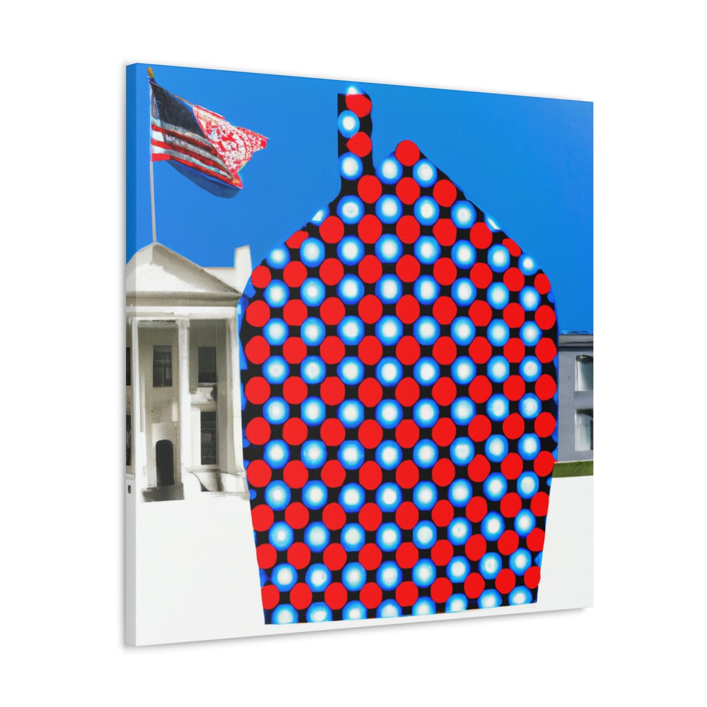 "White House Surreal Dream" - Canvas