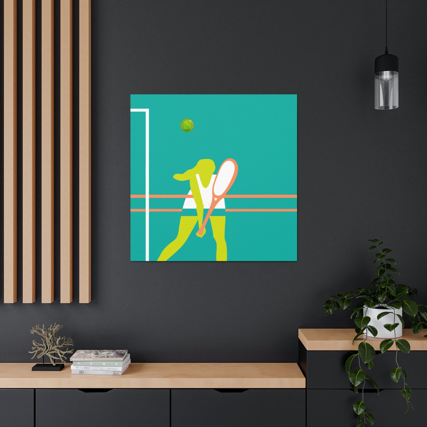 Tennis in Simplicity - Canvas