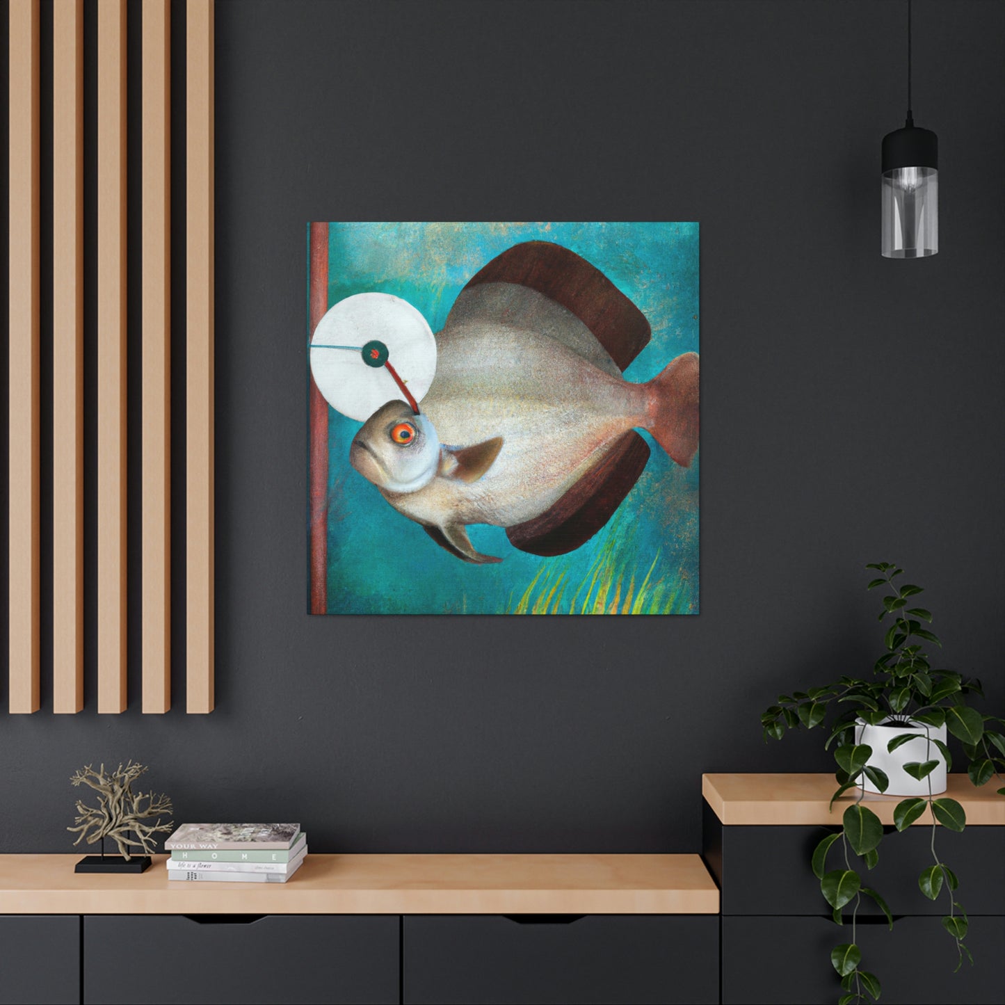 Discus in the Clouds - Canvas