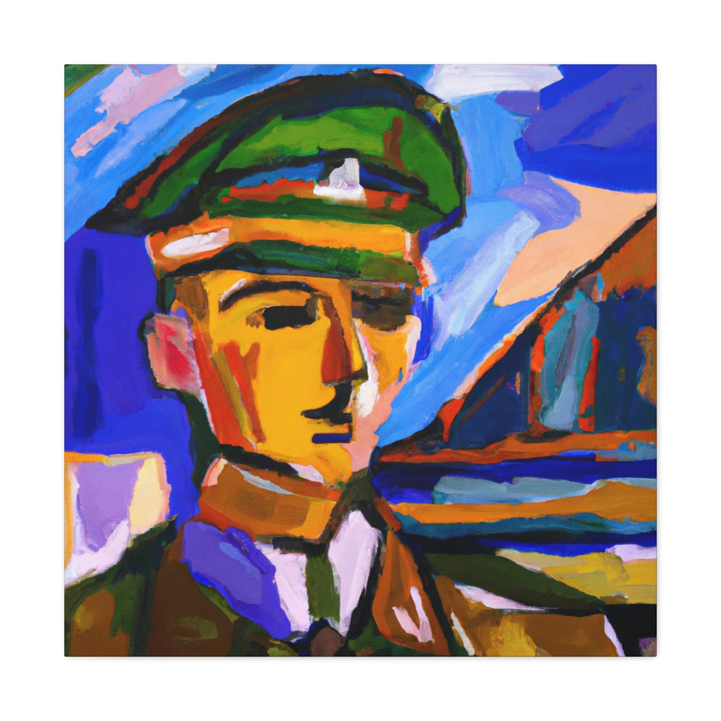 Engineer in Fauvism - Canvas