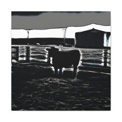 Black Angus Majesty - Canvas