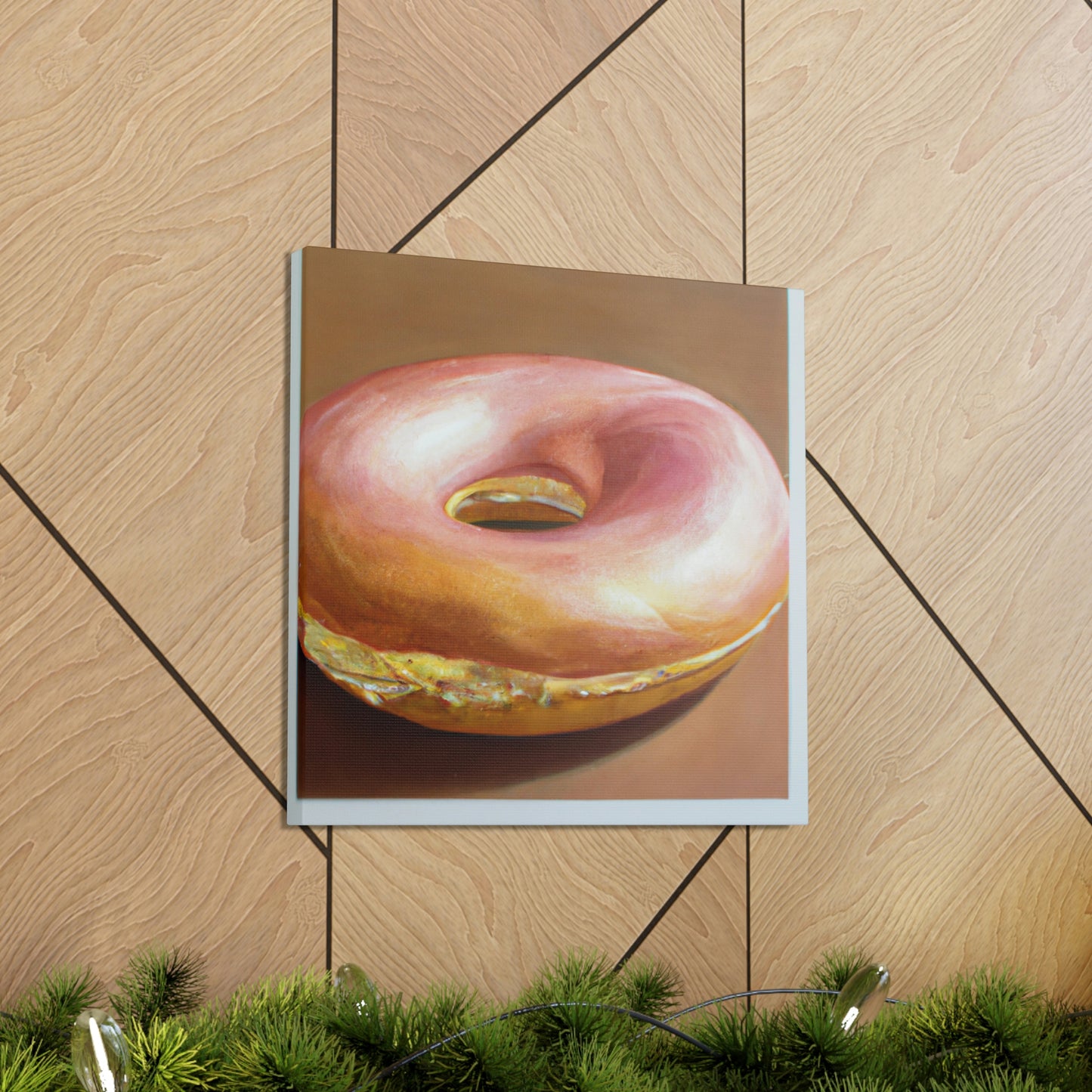 "Chocolate Frosted Doughnut" - Canvas