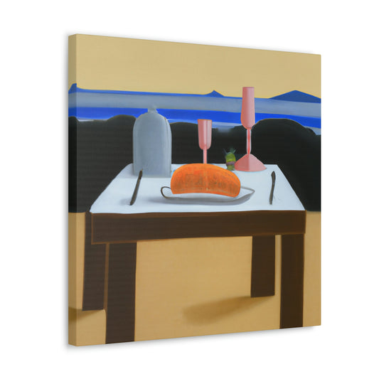 "Dinner Set Minimalism" - Canvas