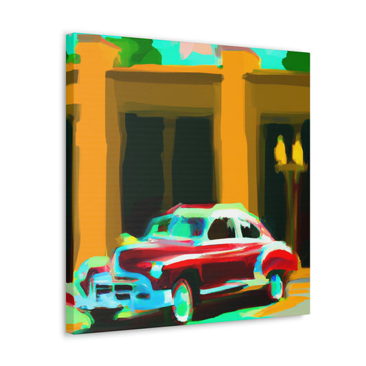 "Minimalist Classic Automobile" - Canvas