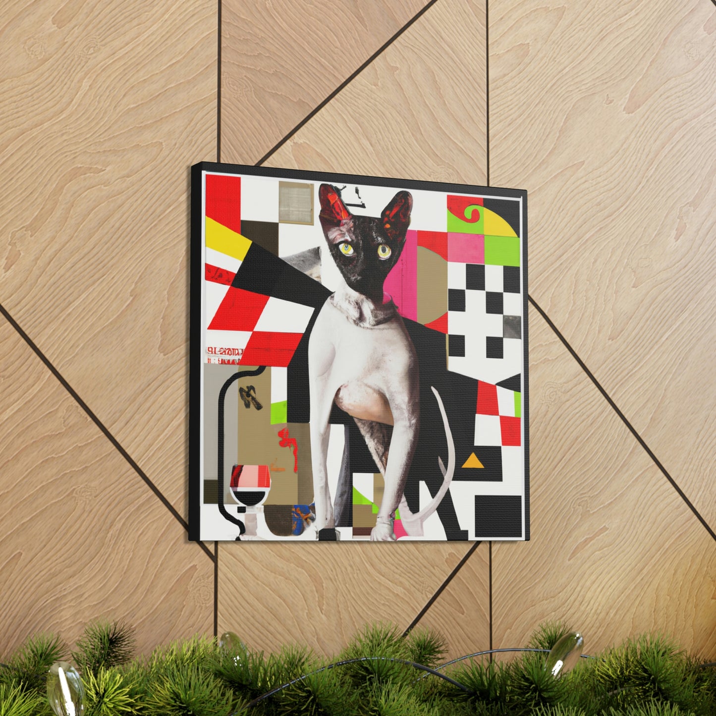 Sphynx in Baroque. - Canvas