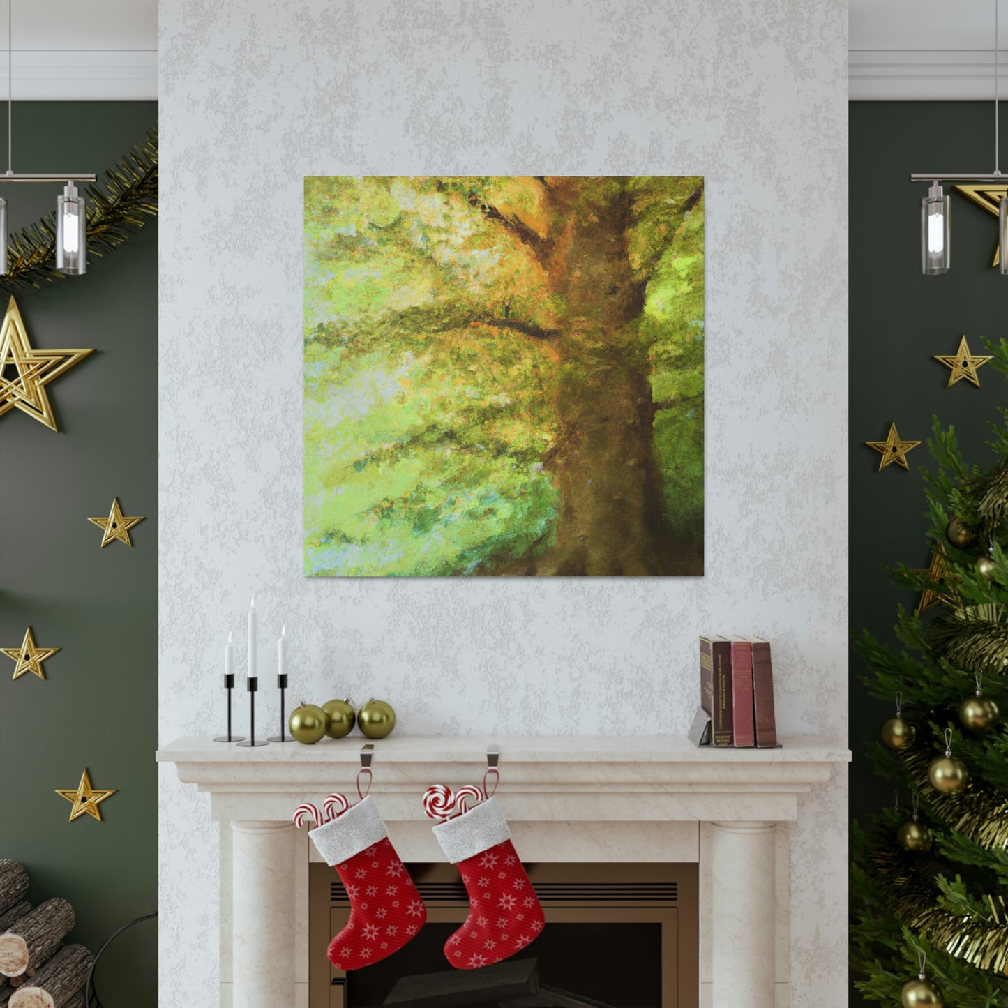 "Beech Tree Labyrinth Dream" - Canvas