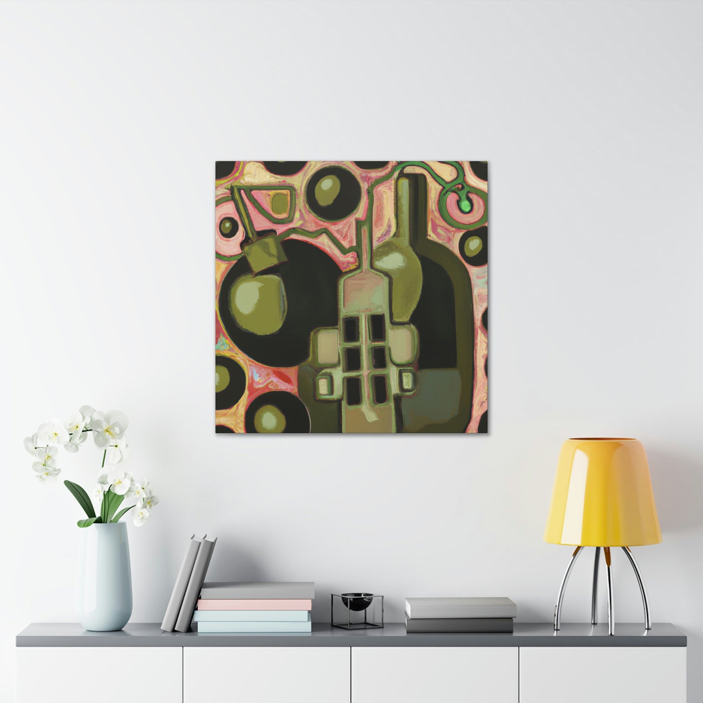 Grenades in Colorful Chaos - Canvas