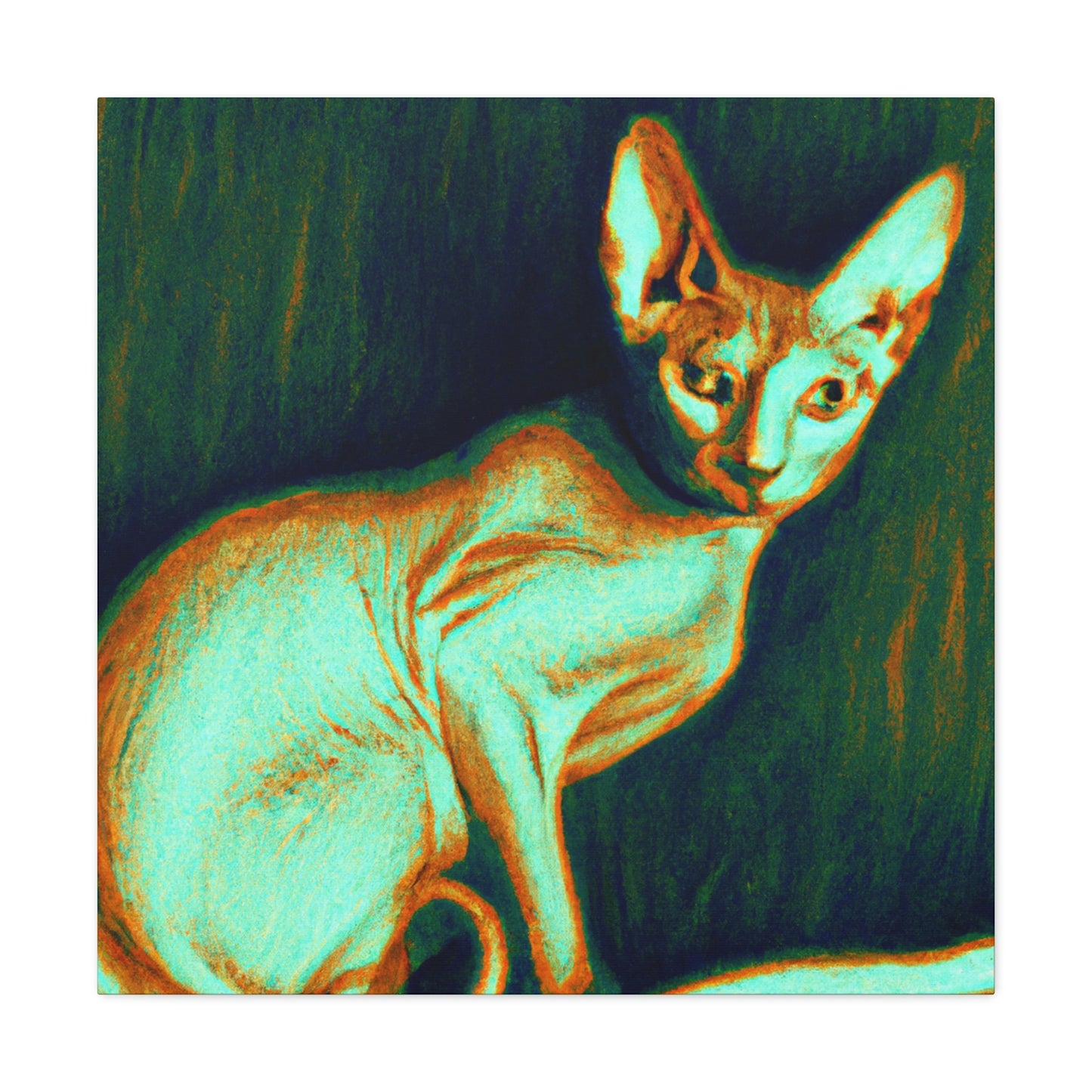 Sphynx in Expressionism - Canvas