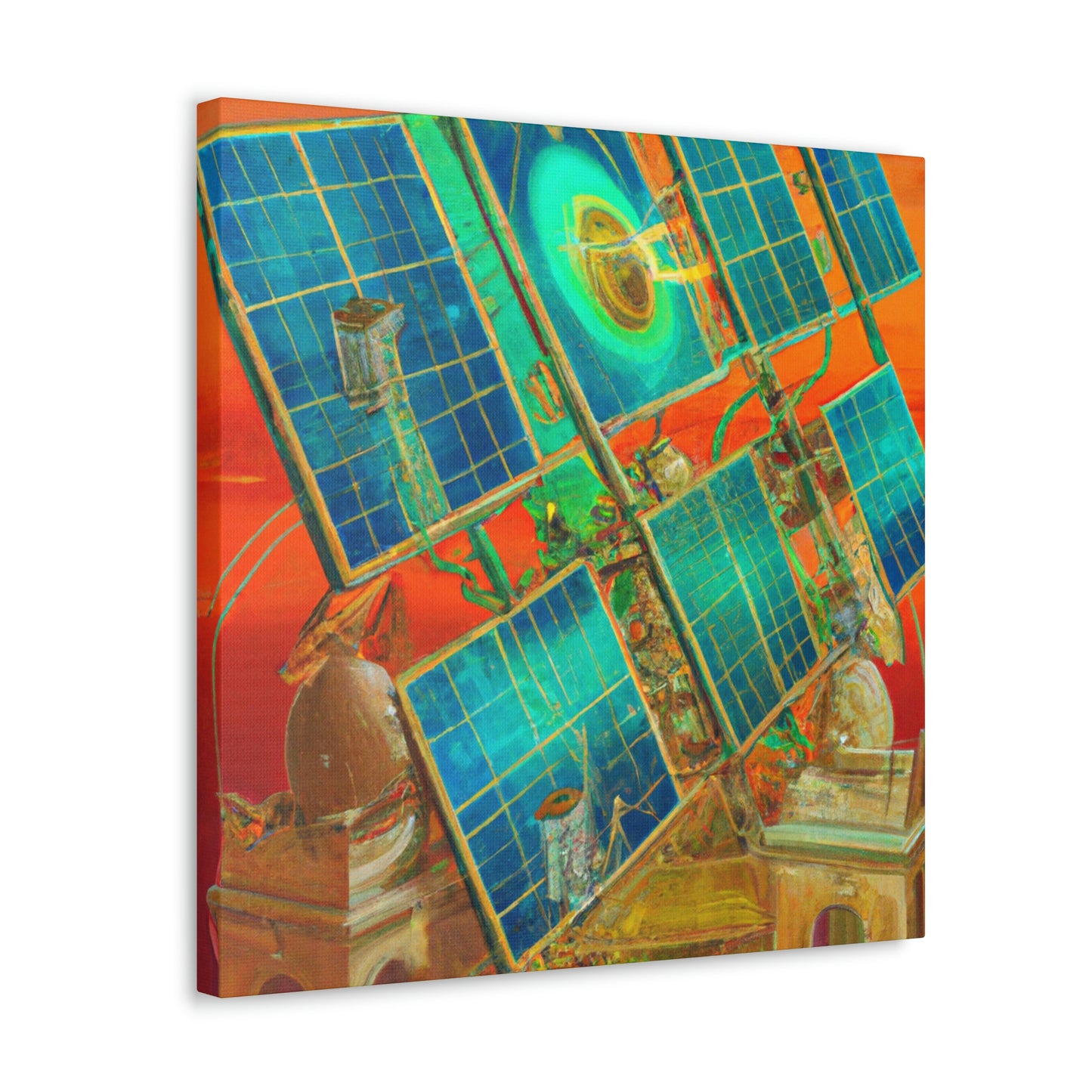 "Electrifying Solar Panel" - Canvas